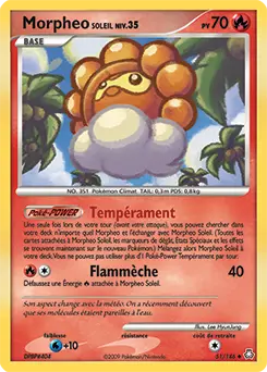 Carte Pokémon Morpheo Soleil #51 — Éveil des Légendes
