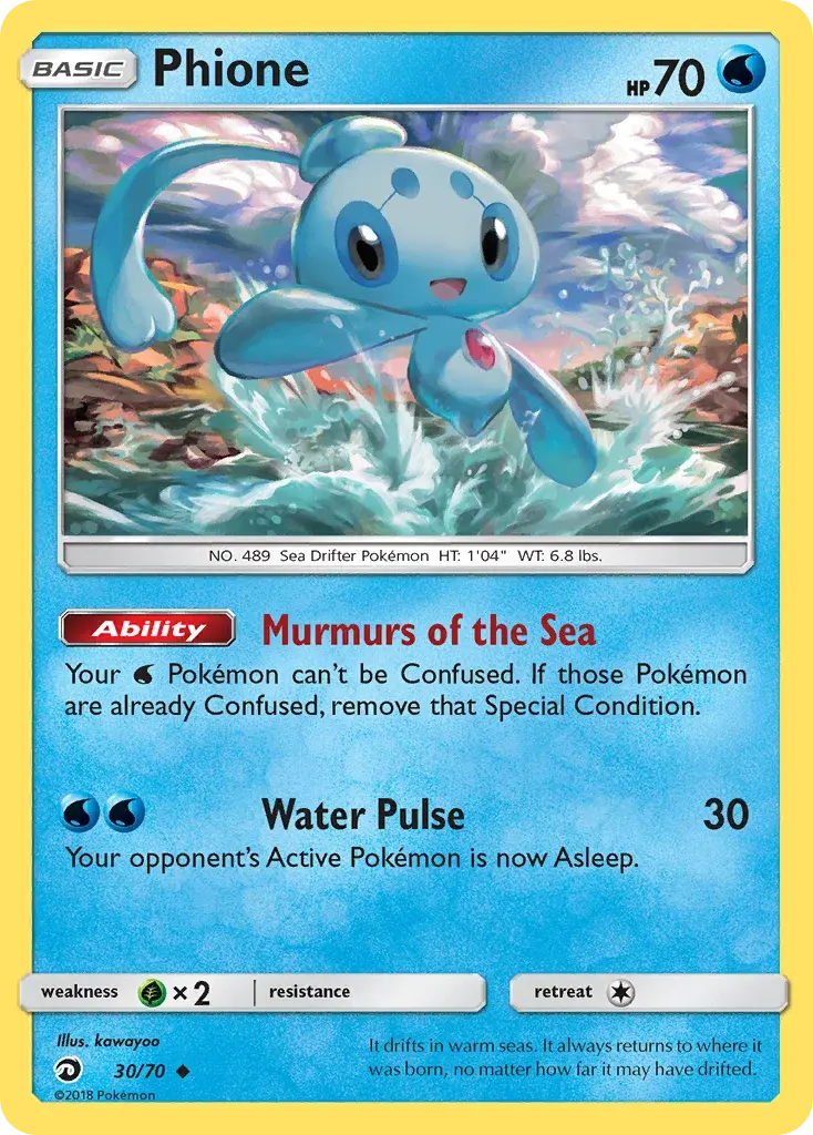 Carte Pokémon Phione #30 — Majesté des Dragons