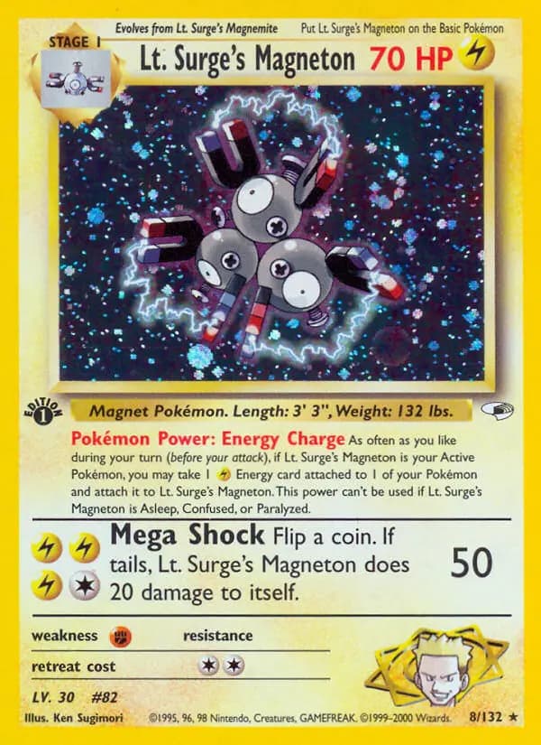 Lt. Surge's Magneton #8 — Gym Heroes