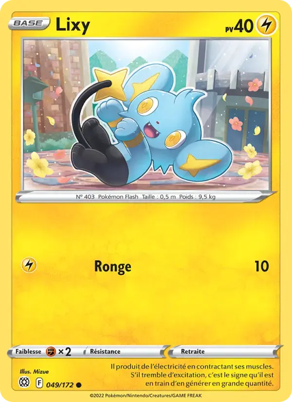 Carte Pokémon Lixy #049 — Stars Étincelantes