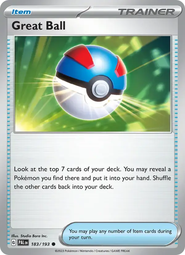 Great Ball #183 — Paldea Evolved