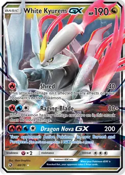 White Kyurem GX #48 — Dragon Majesty