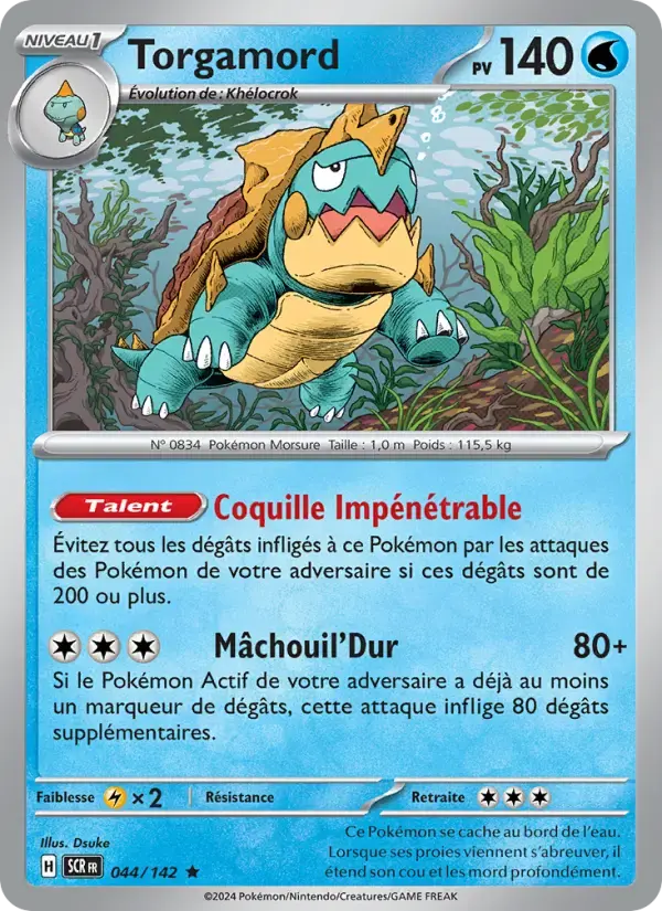 Carte Pokémon Torgamord #044 — Couronne Stellaire