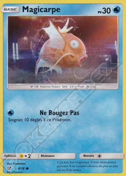 Carte Pokémon Magicarpe #8 — Détective Pikachu