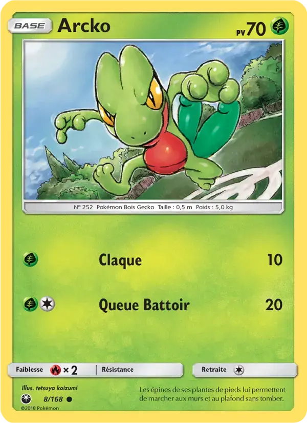 Carte Pokémon Arcko #8 — Tempête Céleste