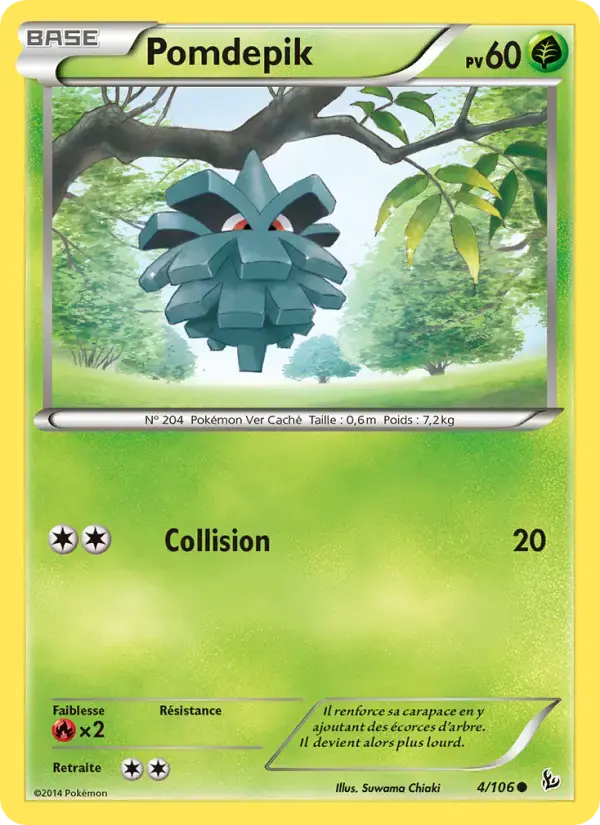Carte Pokémon Pomdepik #4 — Étincelles