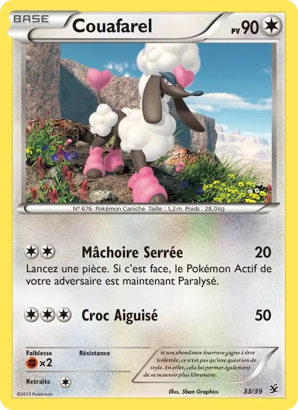Carte Pokémon Couafarel #33 — Bienvenue à Kalos