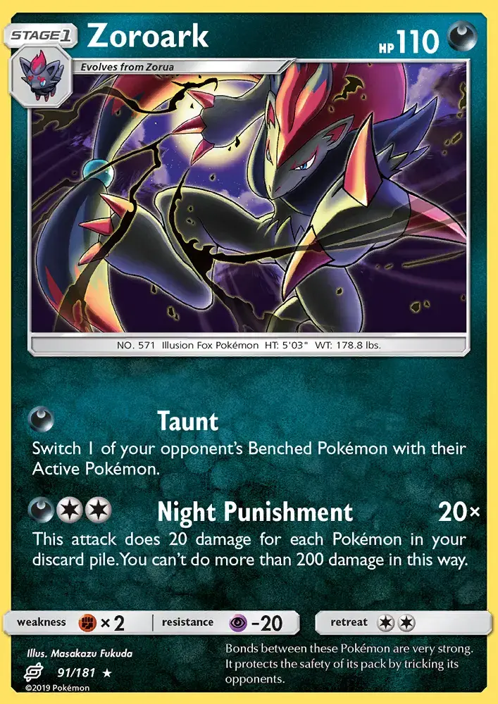 Zoroark #91 — Team Up