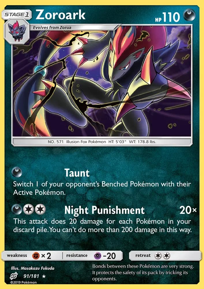 Zoroark #91 — Team Up