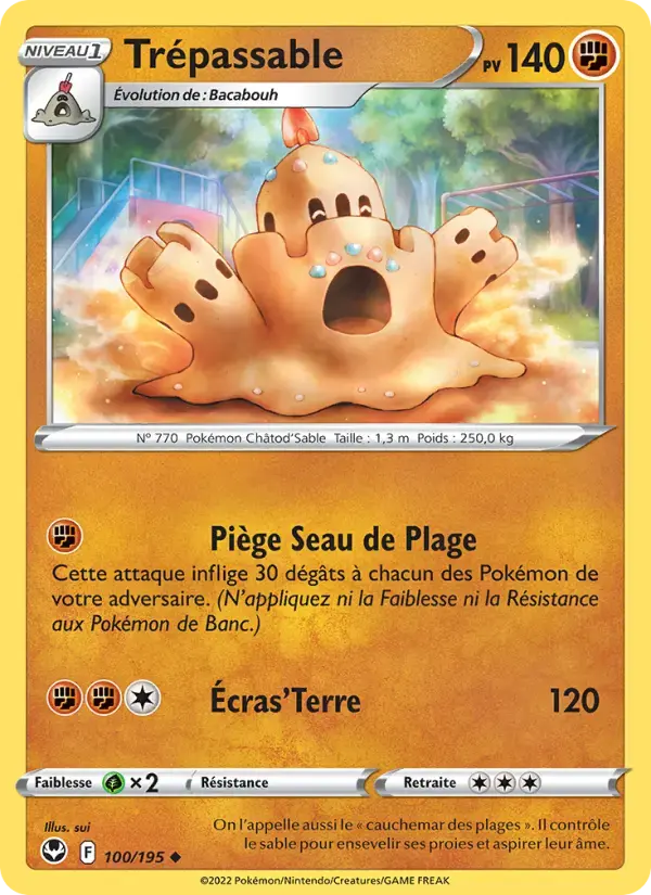 Carte Pokémon Trépassable #100 — Tempête Argentée