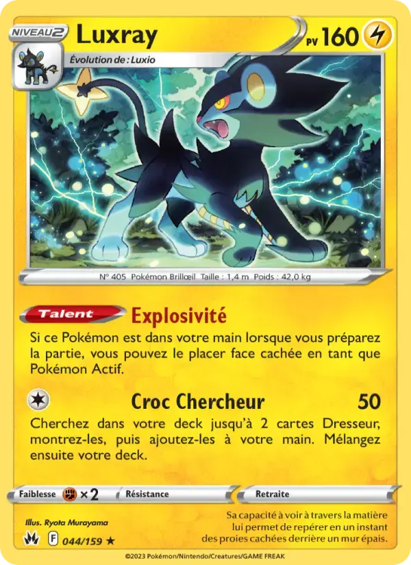 Carte Pokémon Luxray #044 — Zénith Suprême