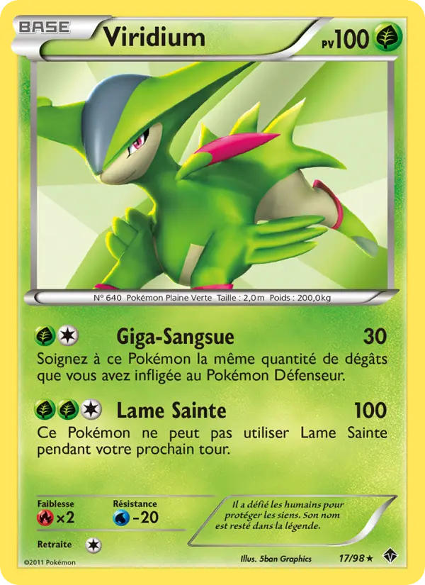 Carte Pokémon Viridium #17 — Pouvoirs Émergents