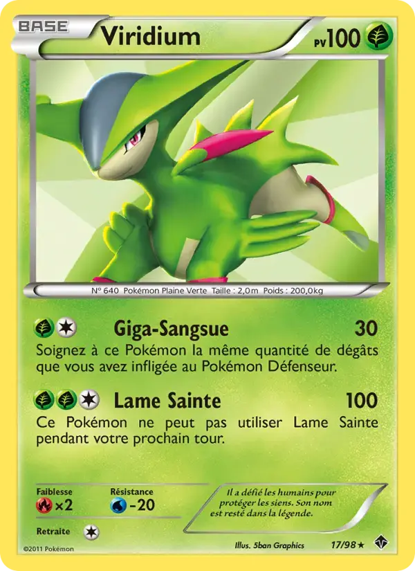 Carte Pokémon Viridium #17 — Pouvoirs Émergents