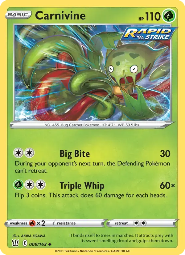 Carnivine #9 — Battle Styles