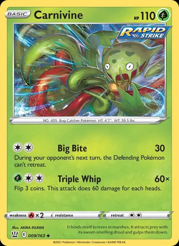 Carnivine #9 — Battle Styles