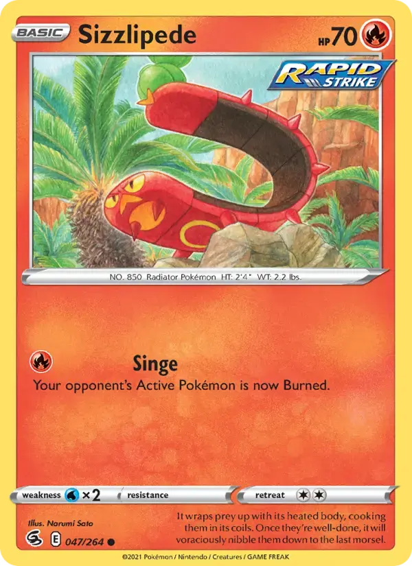 Sizzlipede #47 — Fusion Strike