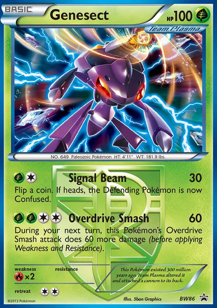 Genesect #BW86 — Black & White Promos