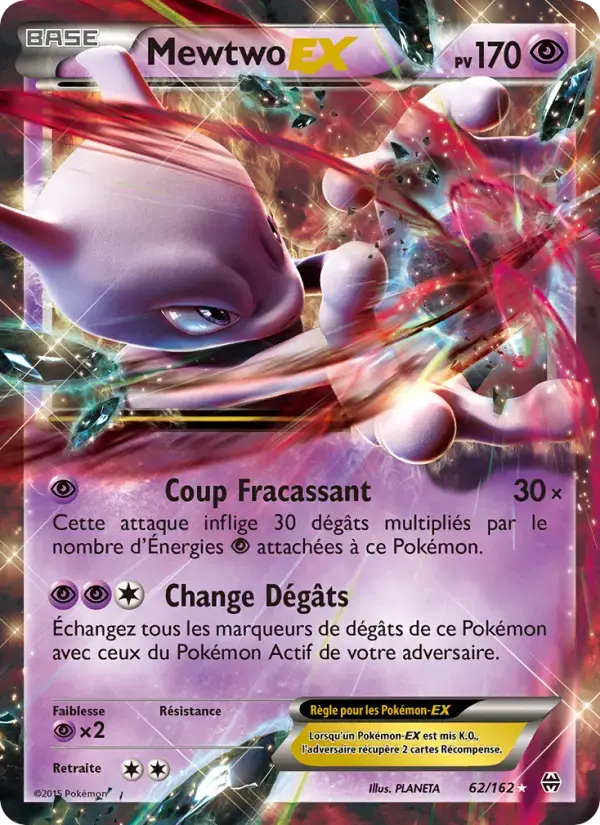 Carte Pokémon Mewtwo EX #62 — Impulsion Turbo