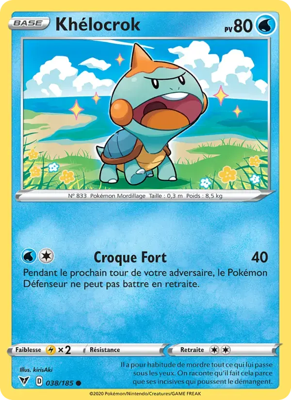Carte Pokémon Khélocrok #38 — Voltage Éclatant