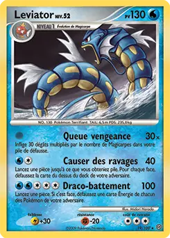 Carte Pokémon Leviator #19 — Tempête