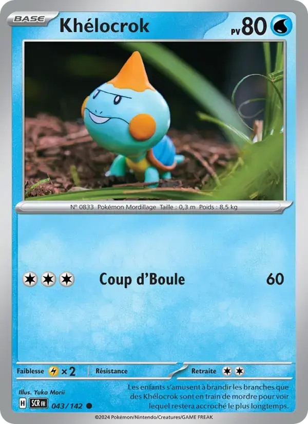 Carte Pokémon Khélocrok #043 — Couronne Stellaire