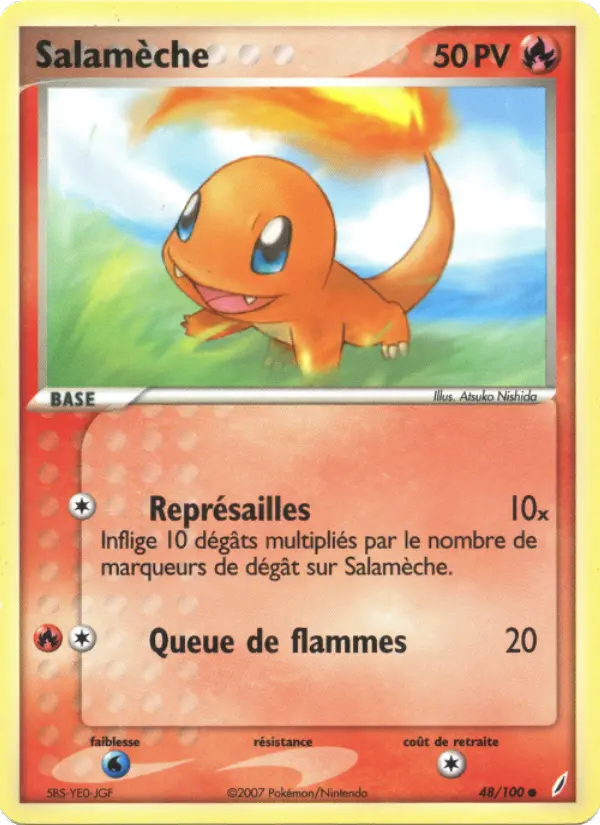 Carte Pokémon Salamèche #48 — Gardiens de Cristal