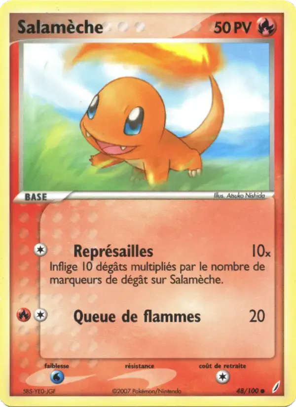 Carte Pokémon Salamèche #48 — Gardiens de Cristal