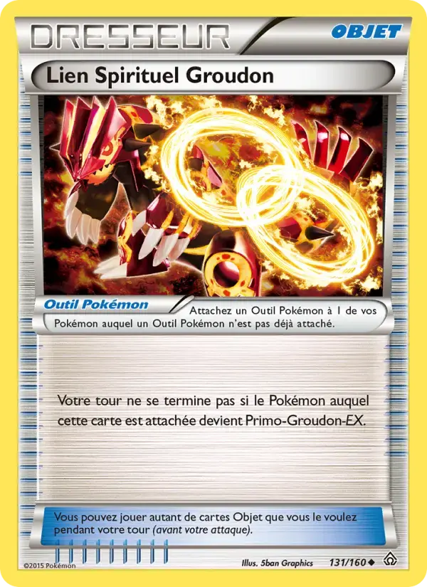 Carte Pokémon Lien Spirituel Groudon #131 — Primo-Choc