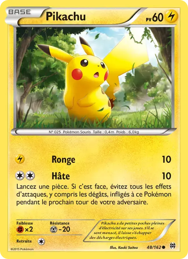 Carte Pokémon Pikachu #48 — Impulsion Turbo