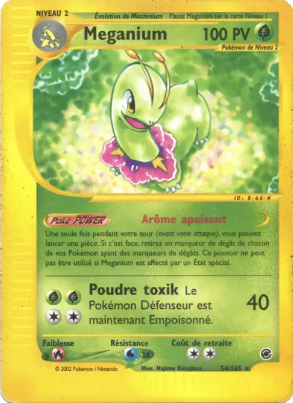 Carte Pokémon Meganium #54 — Expédition