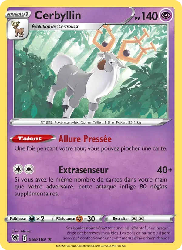 Carte Pokémon Cerbyllin #069 — Astres Radieux