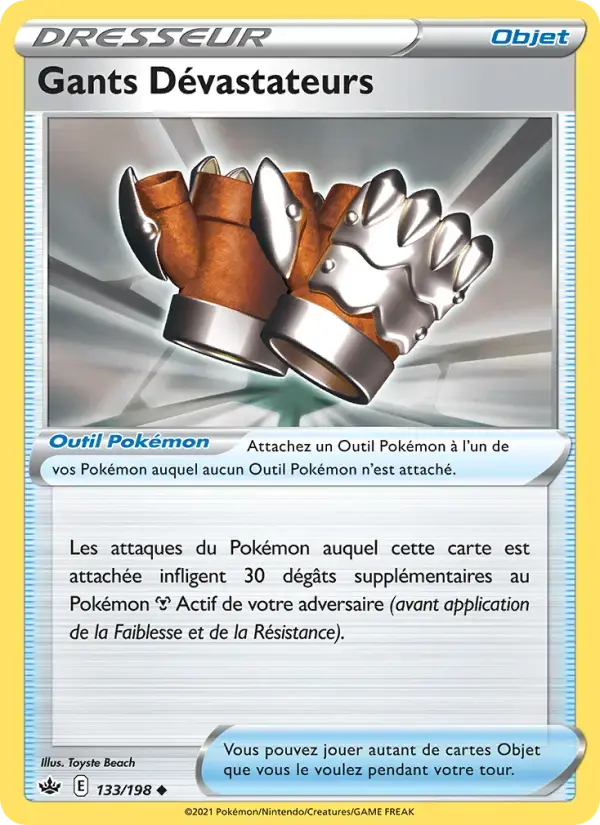 Carte Pokémon Gants Dévastateurs #133 — Règne de Glace