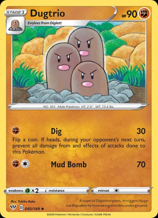 Dugtrio #85 — Darkness Ablaze