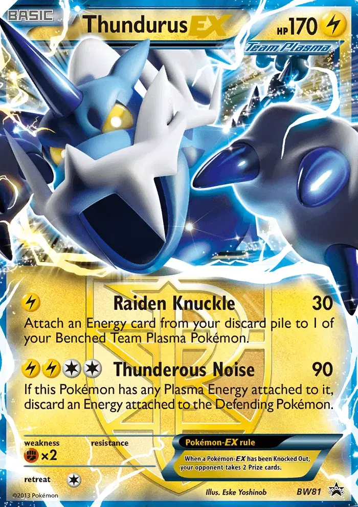 Thundurus-EX #BW81 — Black & White Promos