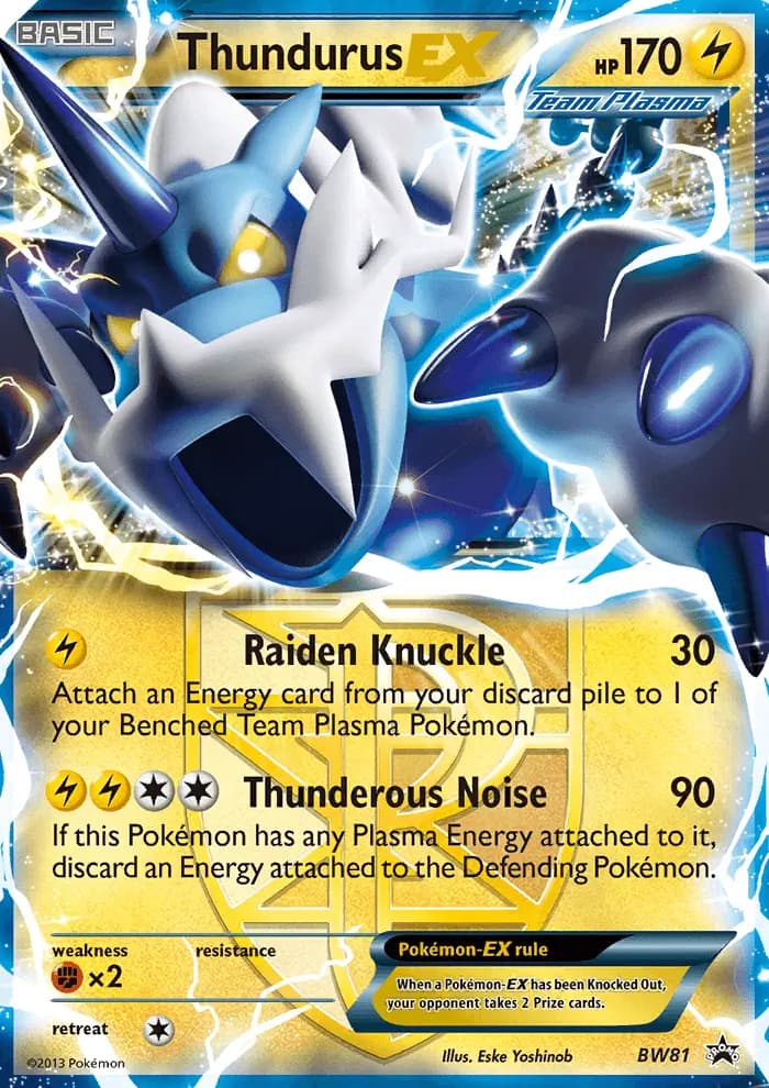 Thundurus-EX #BW81 — Black & White Promos