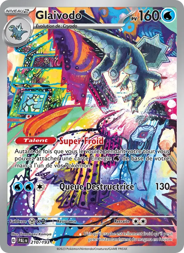 Carte Pokémon Glaivodo #210 — Évolutions à Paldea