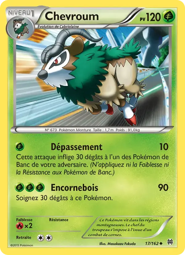Carte Pokémon Chevroum #17 — Impulsion Turbo