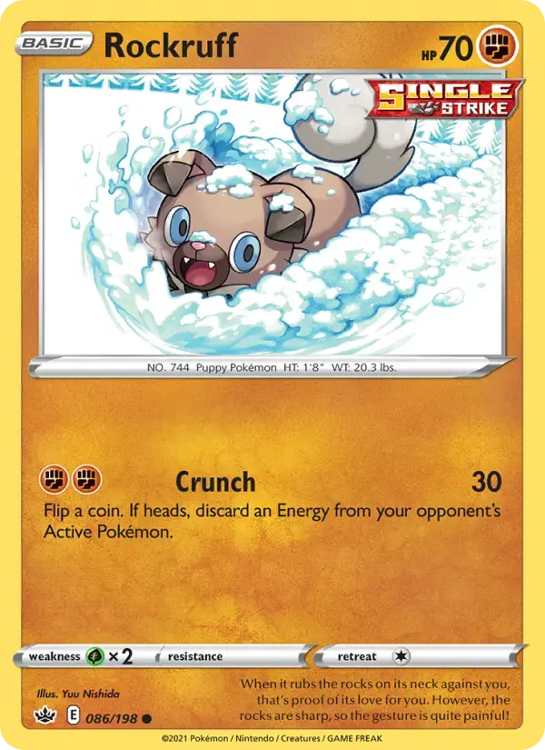 Rockruff #86 — Chilling Reign
