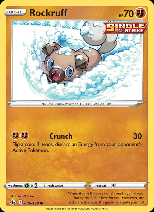 Rockruff #86 — Chilling Reign