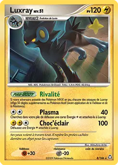 Carte Pokémon Luxray #8 — Éveil des Légendes