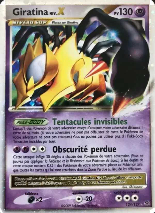 Carte Pokémon Giratina #124 — Platine