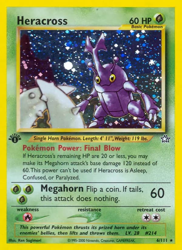 Heracross #6 — Neo Genesis