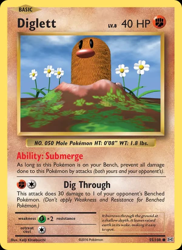 Diglett #55 — Evolutions