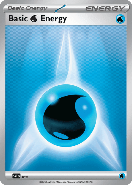 Carte Pokémon Énergie Eau #019 — Énergies Écarlate et Violet