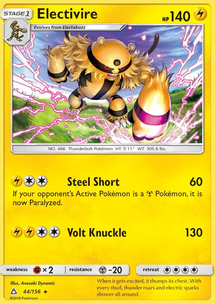 Electivire #44 — Ultra Prism