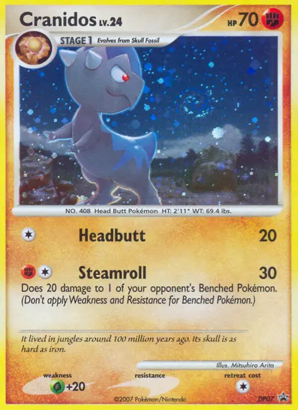 Carte Pokémon Kranidos #DP07 — Promos Diamant et Perle