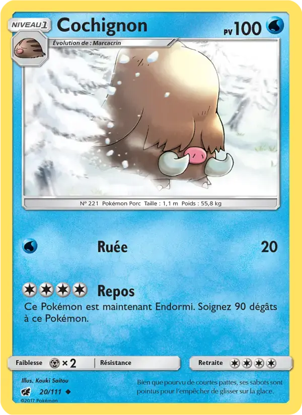 Carte Pokémon Cochignon #20 — Invasion Carmin
