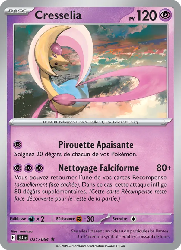 Carte Pokémon Cresselia #021 — Fable Nébuleuse