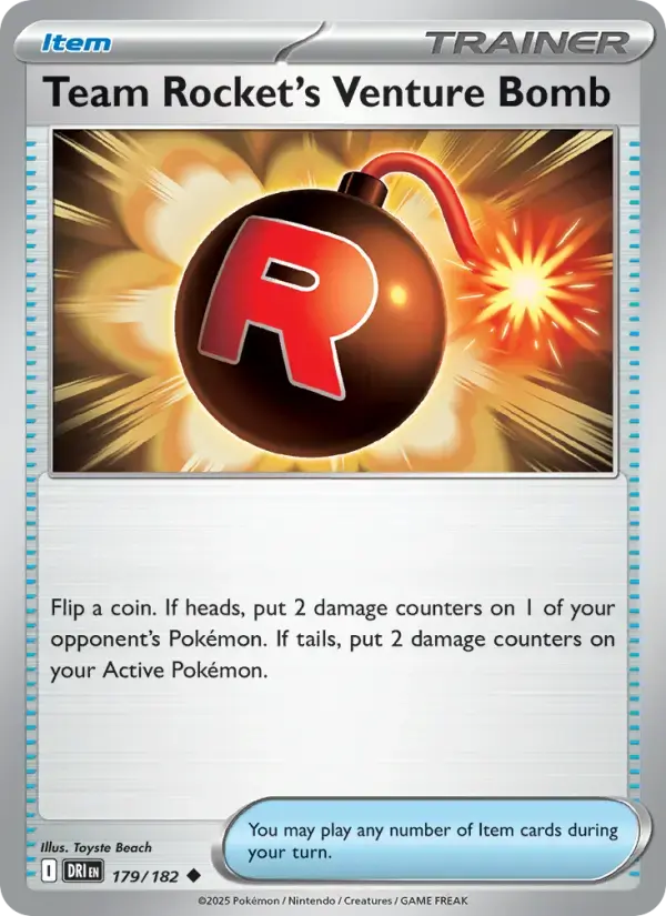 Team Rocket's Venture Bomb #179 — Destined Rivals