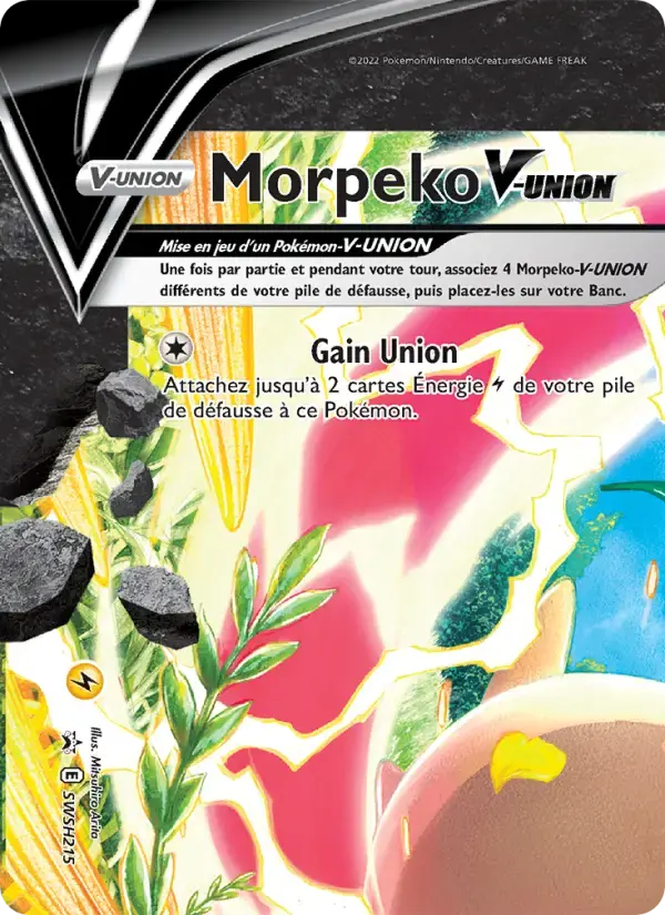 Carte Pokémon Morpeko V-UNION #SWSH215 — Promos Épée et Bouclier